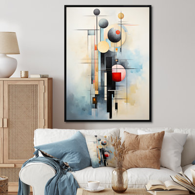 Impression abstraite sur toile Jaculine
