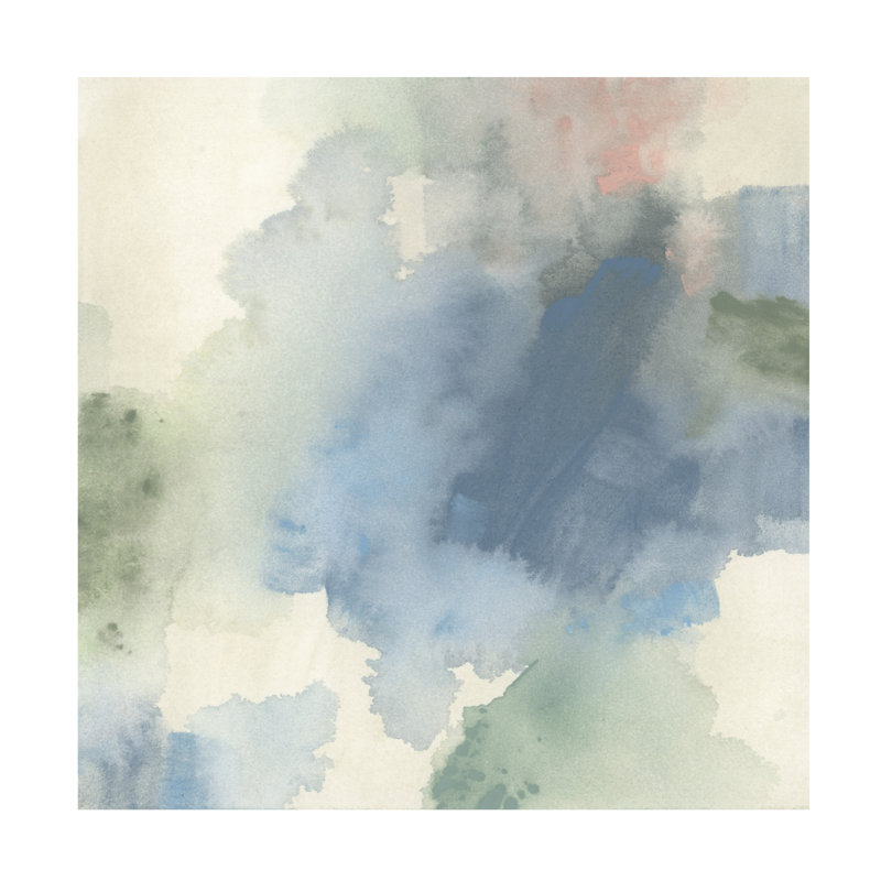 Art mural sur toile tendue - «Cloud Marble II» de June Erica Vess pour décoration de salon, de chambre à coucher ou de bureau - 35 x 35