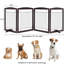 Barrière pour animaux 31,5 pouces de hauteur avec bois et fil métallique, 4 panneaux-824864489
