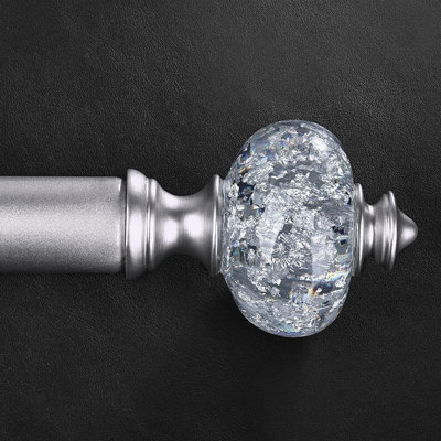 Silver Curtain Rod
