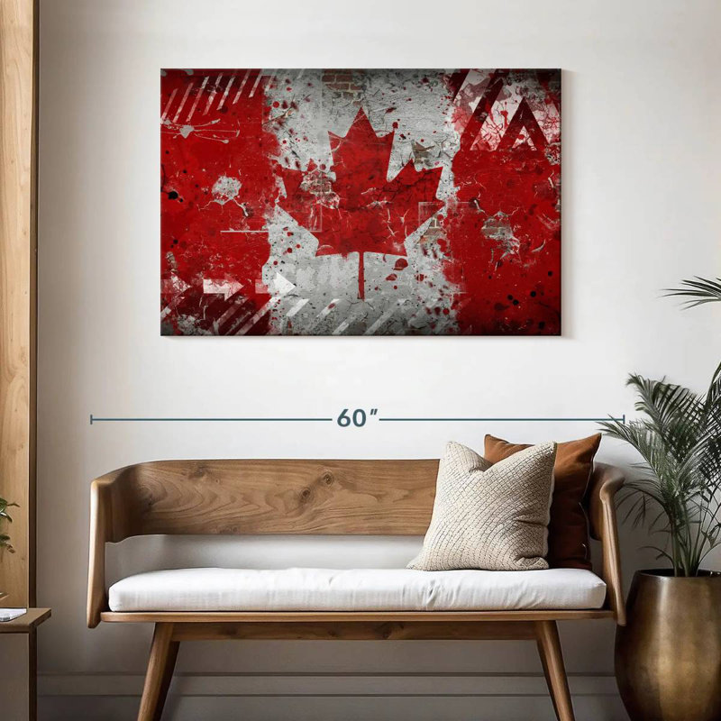 Drapeau canadien Borges, H 30 po x l 45 po