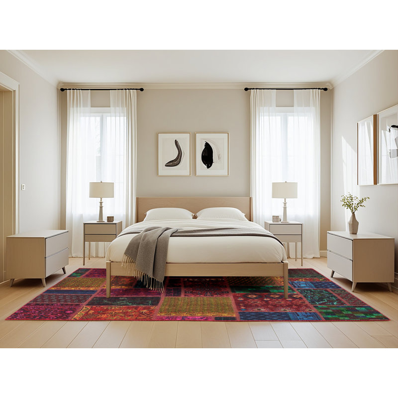 Abstract Indoor Rug, Rectangle 5' x 8'