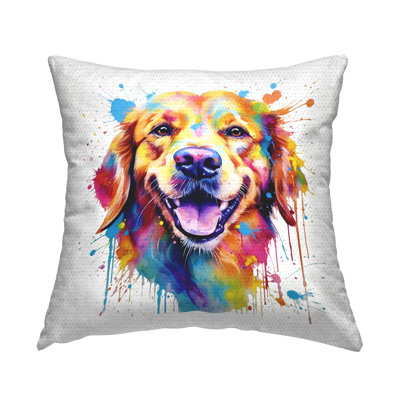 Polyester Throw Square Indoor/Outdoor Pillow Cover & Insert by Marybeth Cunningham