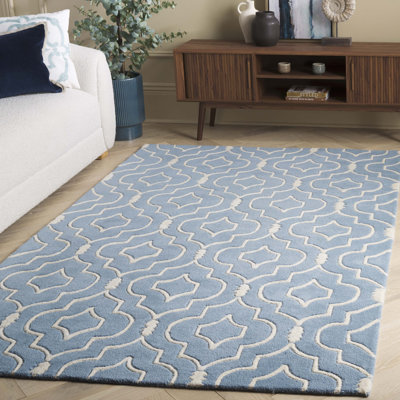 Carolene Hand Tufted Wool Geometric Rug