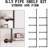 Josetta Floating Bookcase
