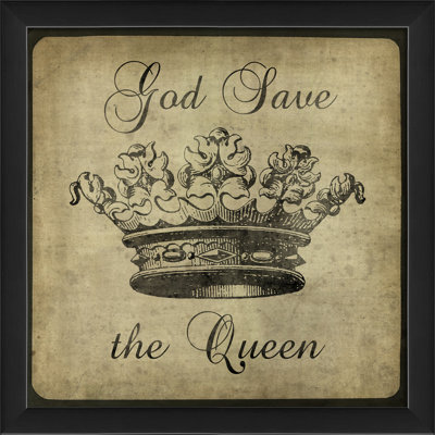 « dieu save the grand », impression encadrée