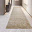 Hand-Knotted High-Quality Beige and Gold Runner