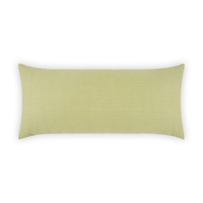 Pyke Indoor/Outdoor Pillow Cover & Insert, Green, Rectangle 12"H x 24"W