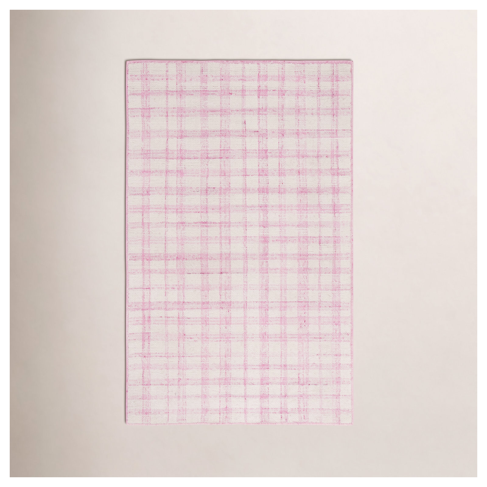 Tuire Tufted Performance Plaid Rug, Rectangle 4" x 6"