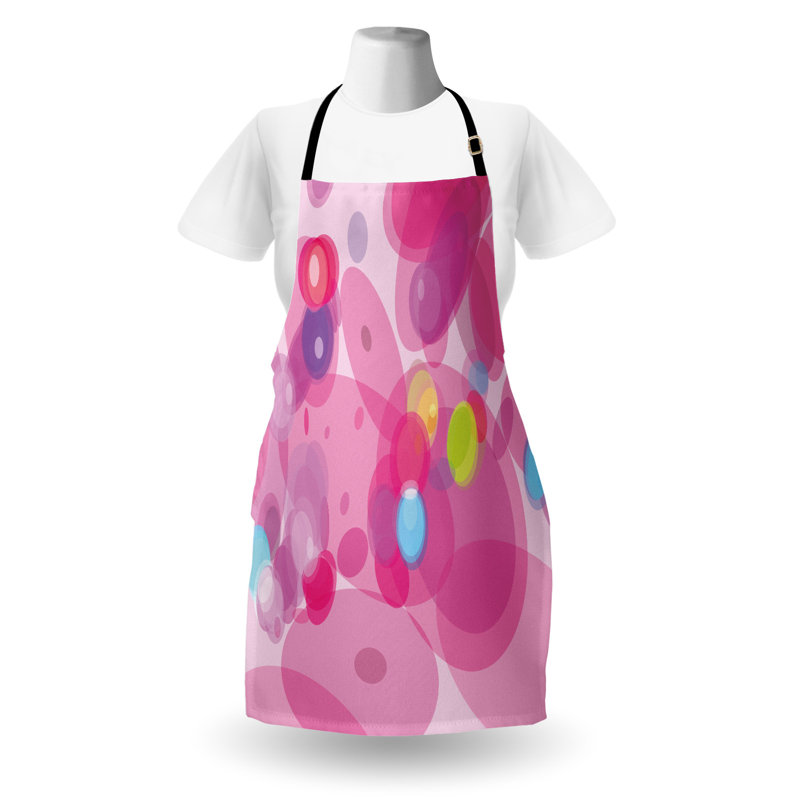 Tablier de préparation et saveur rose unisexe, fantaisie magique, taille adulte, rose