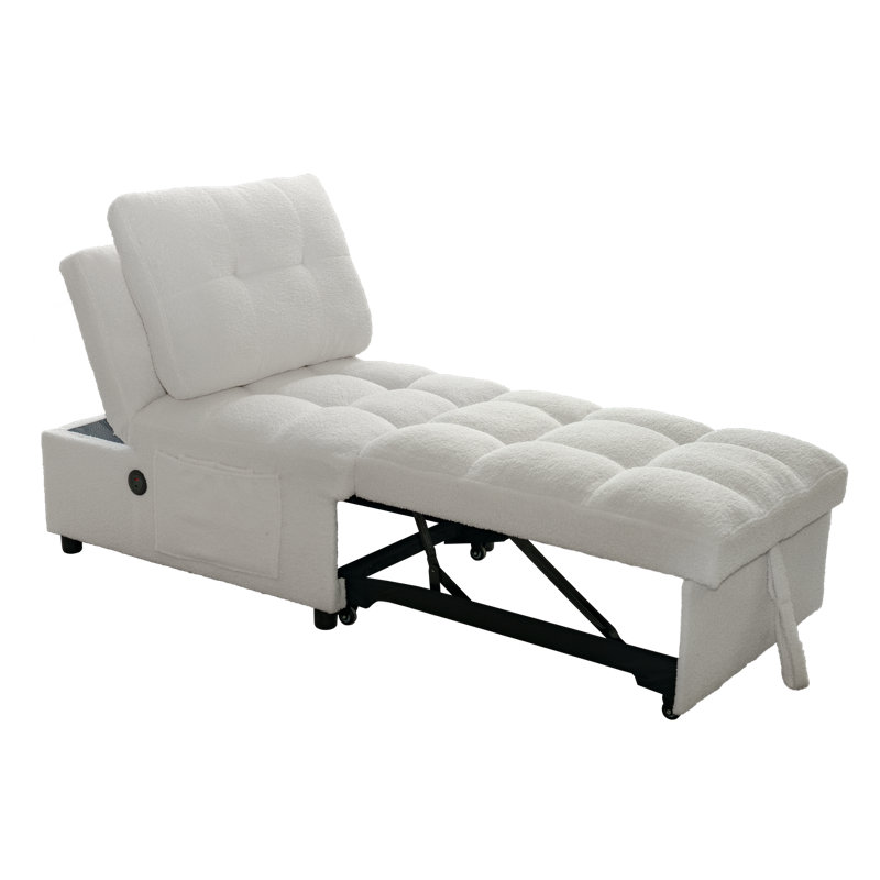 Canapés multifonctionnels avec rangement, tissu en peluche, petite maison moderne réglable