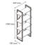 Eudocia 150cm H x 66cm W Etagere Bookcase
