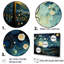 Midnight Indigo Buttercups I - Ensemble de décorations murales Buttercups-107766716