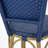 Plaid Aluminum 4 Legs Bar Stools with Footrest-281585277