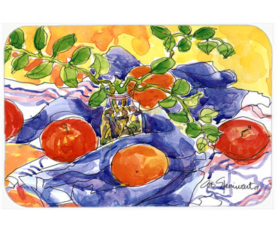 Caroline's Treasures Apples Glass Cutting Board