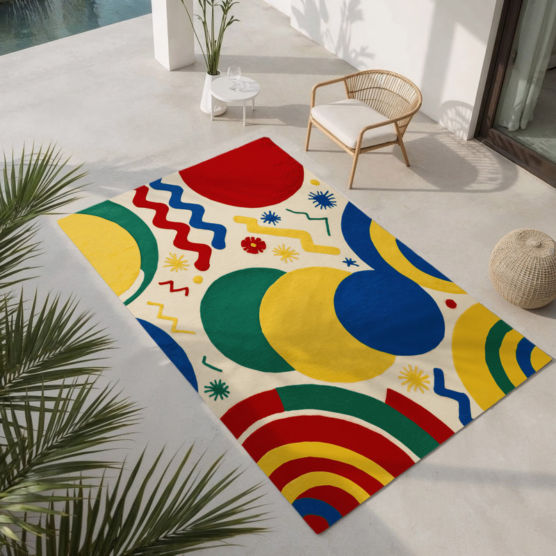 Tapis intérieur et extérieur Sleek Bounce, Rectangle 8' x 10'