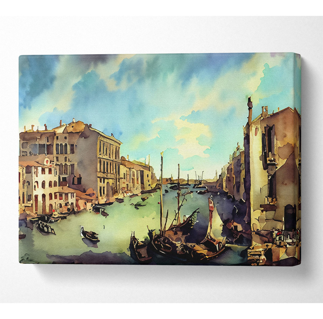 Canaletto Großer Kanal bei San Vio - Druck