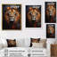 Photographie de lion avec I - reproduction sur toile-1129854624-1129854682
