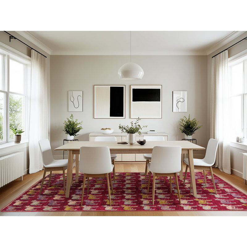 Amelia-Anne Abstract Indoor Rug, Rectangle 7' x 10'