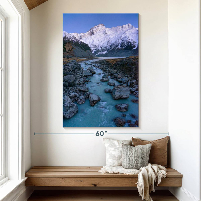 Hooker River Rocks, 51" H x 34" W