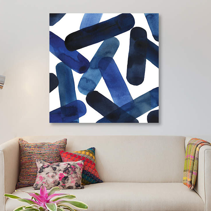 « tonneau deep ii », impression sur toile, H 12 po x l 12 po x P 0,75 po, Toile tendue, Pas de tapis