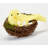 4" Easter Yellow Bird In 4.5" Diameter Nest Tabletop Decoration, Set Of 2