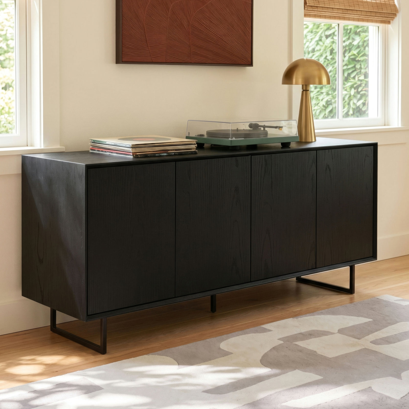 Ena Oak Buffet Table, Floresta