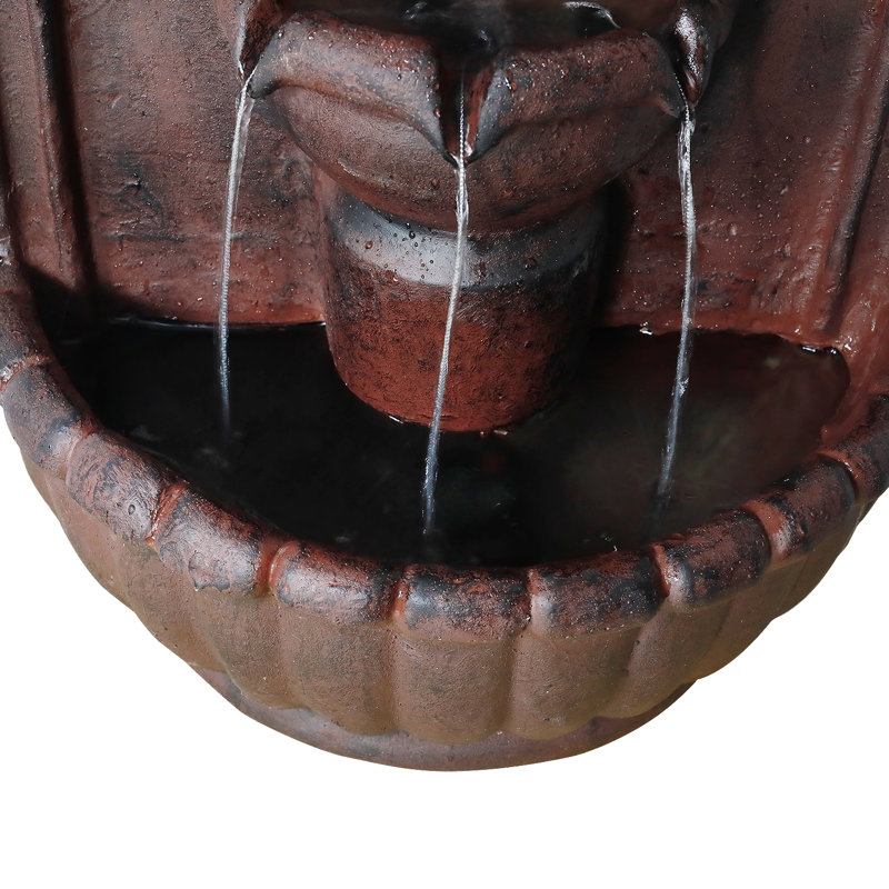 Fontaine murale d'extérieur 28,3 po pour jardins
