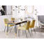 Changir Extendable Metal Base Dining Table