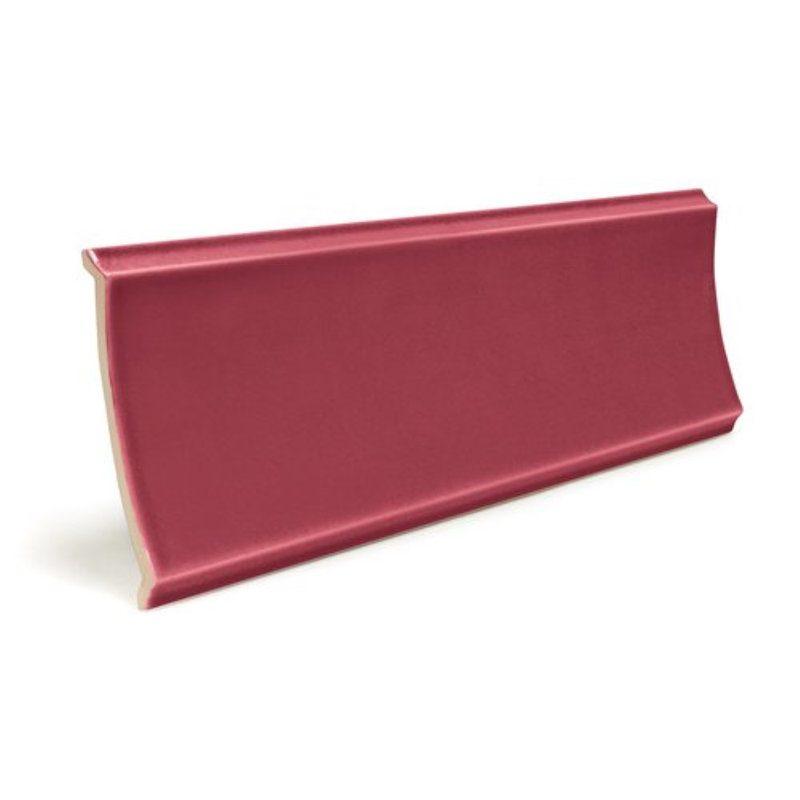 Flute Clay 6X18 Matte, Bordeaux Glossy