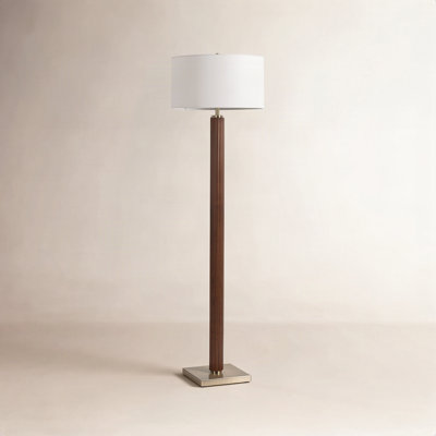 Tambo 62" Linen Floor Lamp
