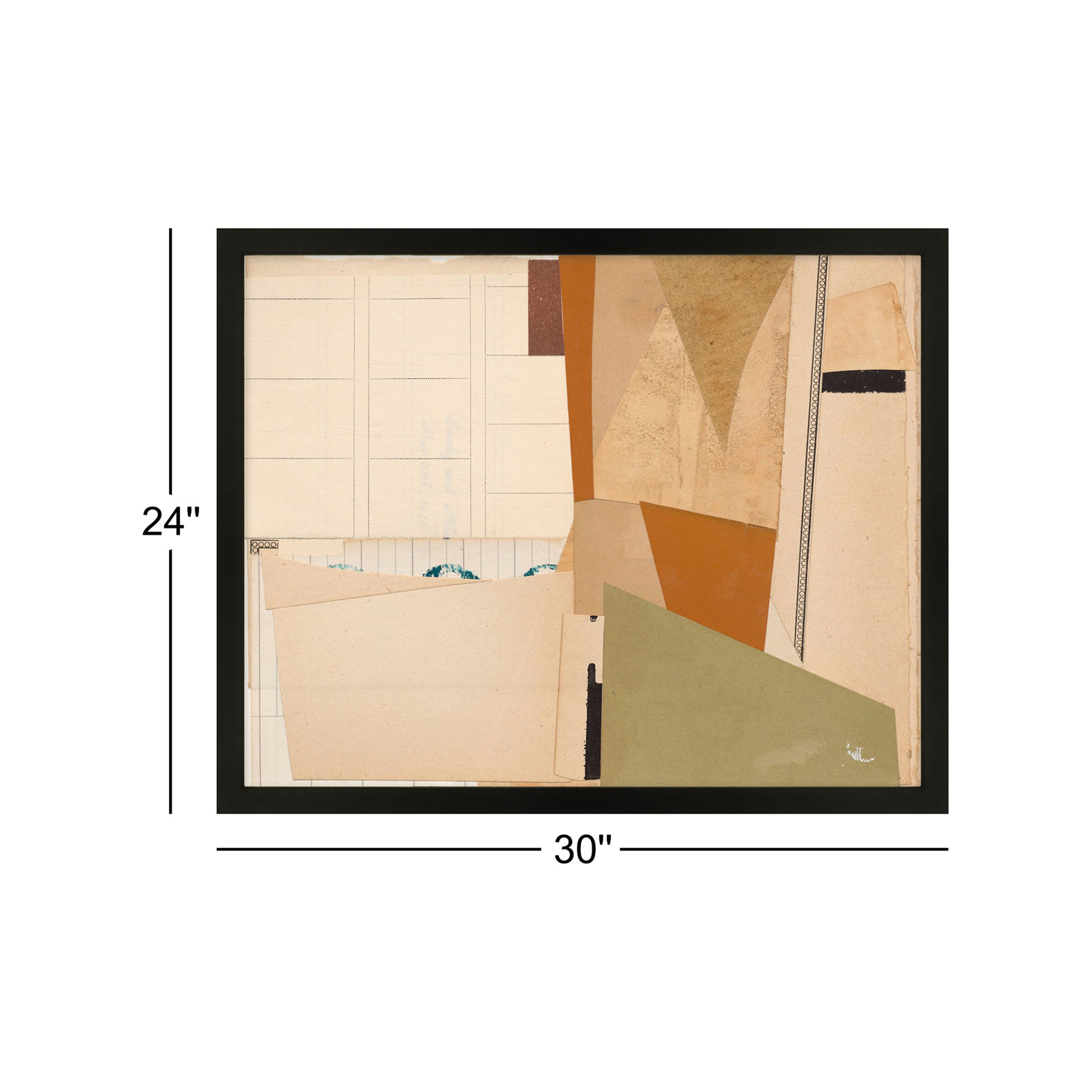 Framed Print, Black Framed, 24" H x 30" W x 1.25" D