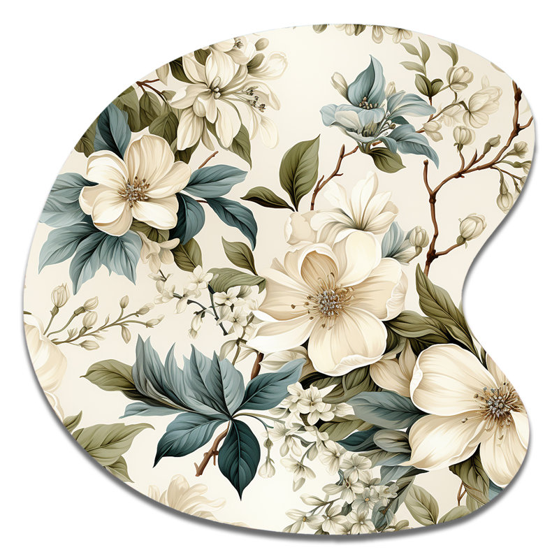Art mural asymétrique Crofoot - Plantes, H 33 po x l 33 po