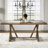 Brooksville Solid Wood Trestle Dining Table