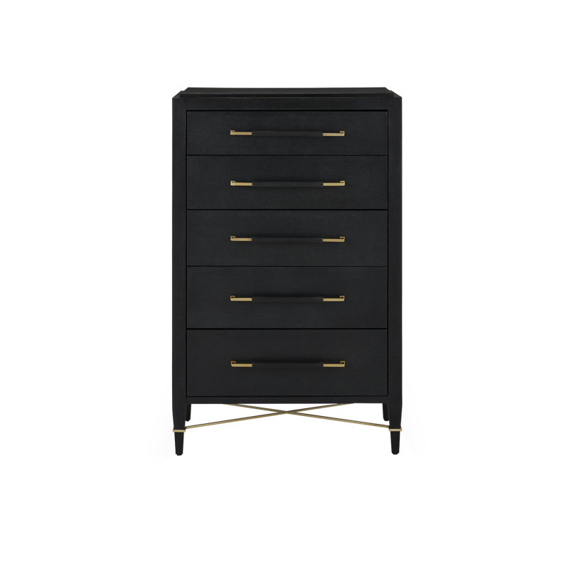 Verona Solid Wood Accent Chest, Black