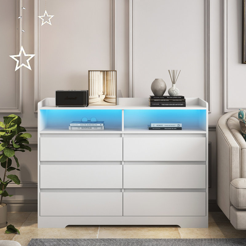 Armoire de rangement pour le buffet du salon, armoire à tiroirs, Blanc