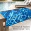 Tissu de polyester imperméable à l'eau Ocean