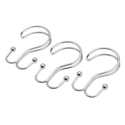 Jamarl Steel Rust Resistant Shower Curtain Hook