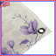 Tapisserie murale arrangement floral mauve - décoration murale fleurs-1221301466