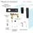 Monaco Single-Handle, Wall-Mount, Bathroom Faucet-51958829