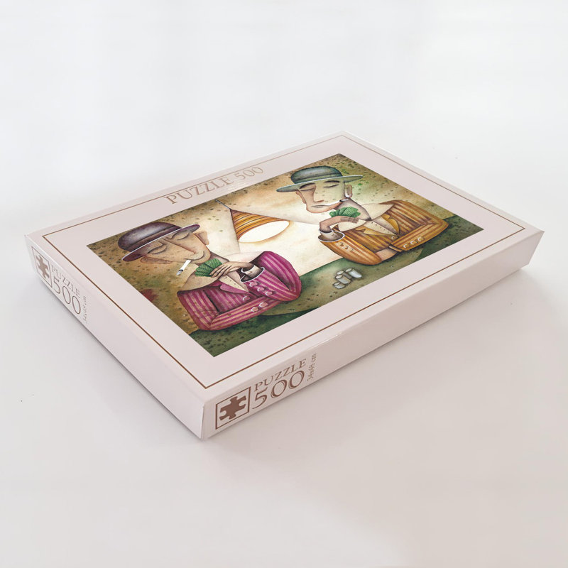 500 pièces en carton, 100% carton, 500 pièces, 18,9 x 13,4 pouces | Taille de la boîte: 13,2 po x 9,1 po x 2,0 po | Parfait pour le plaisir et la détente en famille, pièces durables de haute qualité pour un assemblage facile, cadeau idéal pour les amateurs de casse-tête
