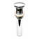 Pop-Up Bathroom Sink Drain Stopper with Overflow