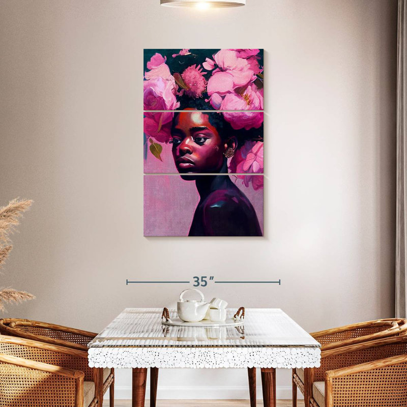 Leisha séduisant africain, H 45 po x l 28 po