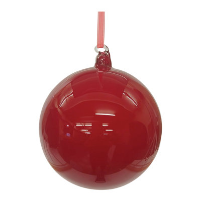 Ensemble d'ornement boule de verre de 4 à 6 po