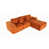 Chenille orange est en rupture de stock