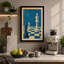 Queen and Pawn Retro - Wrapped Canvas-1177458817-1177458821