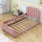 Twin Upholstered Daybed with Headboard-2137436495