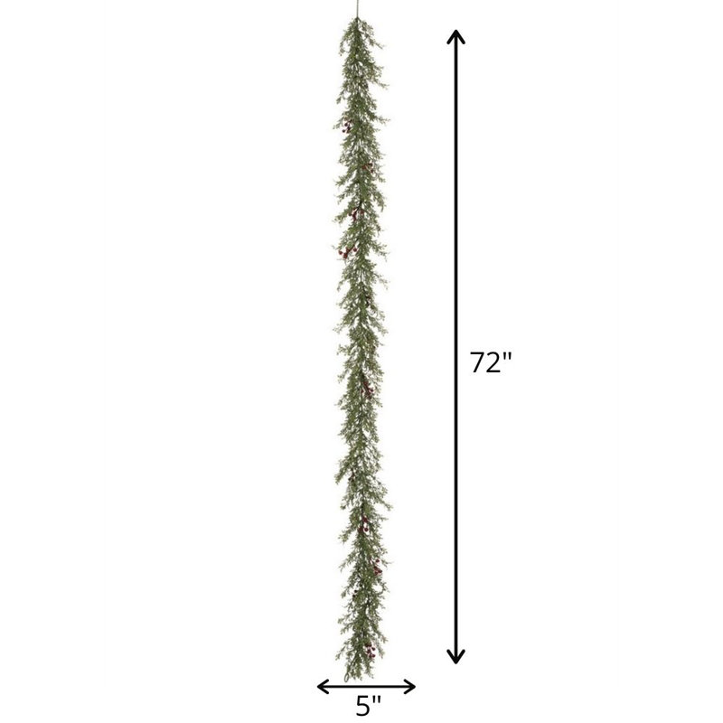 Kathreen 72" Artificial Mini Leaf Garland