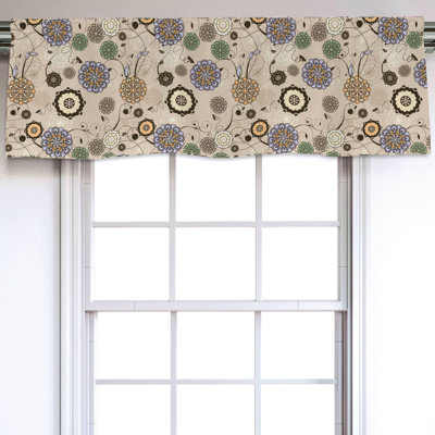 Sateen Ruffled Window Valance