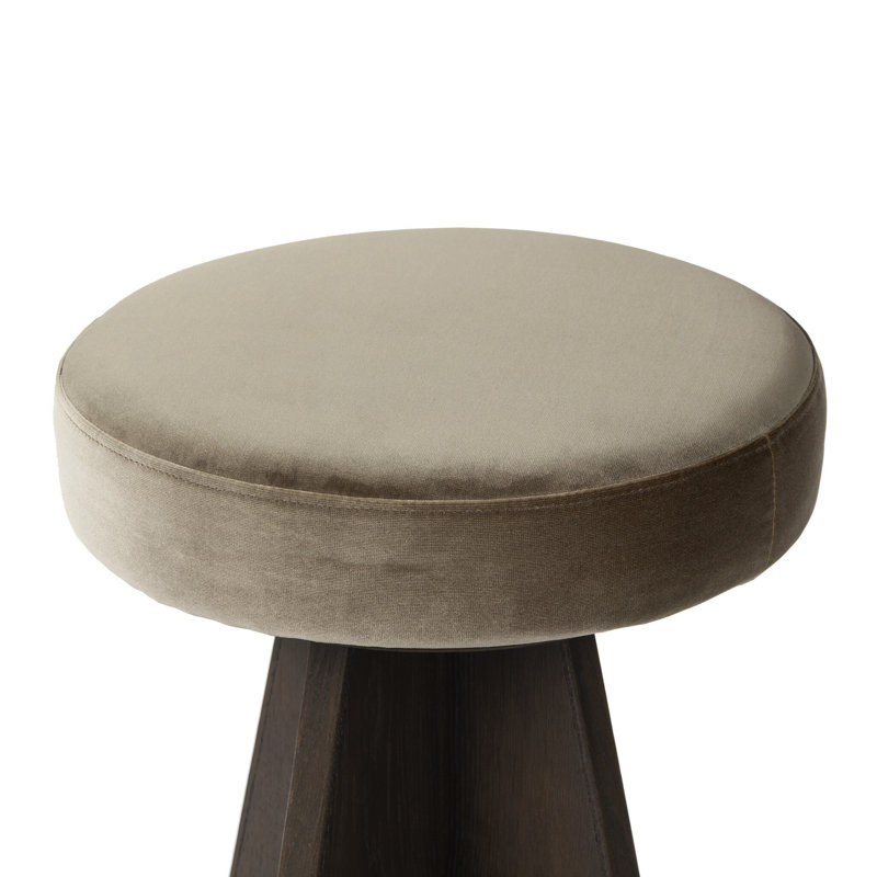 Damon Swivel Stool-Sapphire Khaki-Counter, Brown, Gray, Counter Stool (27.75" Seat Height)
